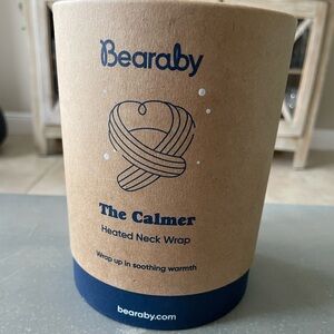 Bearaby Calmer Heated Neck Wrap 
Moonstone Grey
Dimensions:30” x 4”
Weight: 2lbs
